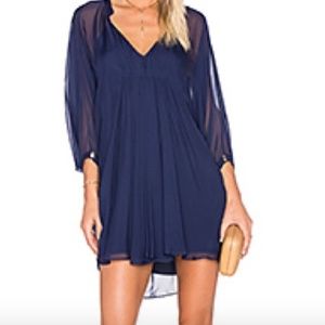 Diane von Furstenberg Silk Fleurette Caftan Dress